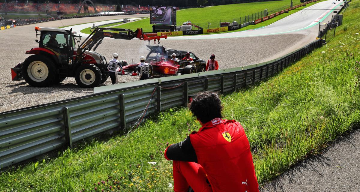 Grand Prix d'Autriche de F1 : la réaction de Carlos Sainz après son abandon