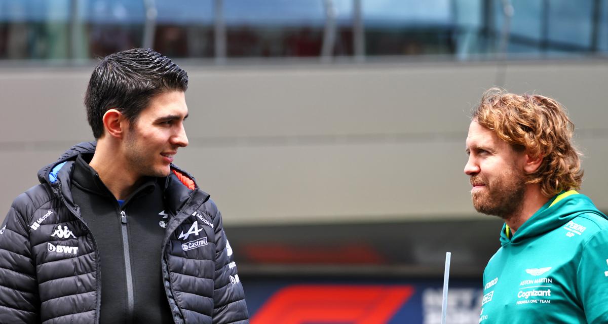 Formule 1 : Esteban Ocon attristé du départ de Sebastian Vettel