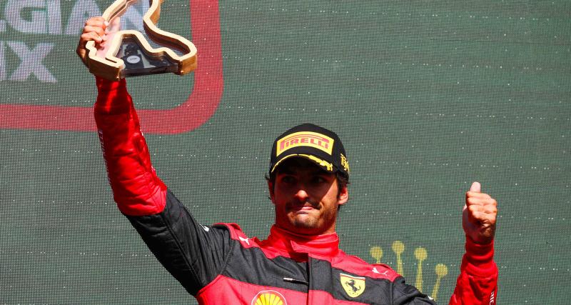  - Grand Prix de Belgique de F1 : la réaction de Carlos Sainz après son podium