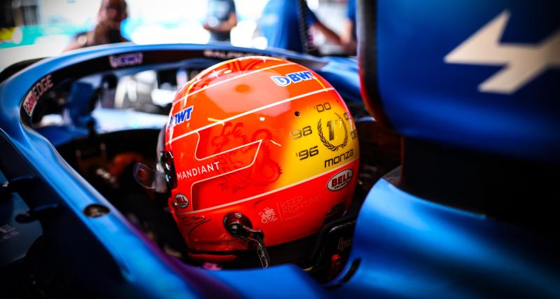  - Grand Prix d’Italie de F1 : Esteban Ocon arbore un casque hommage à son idole
