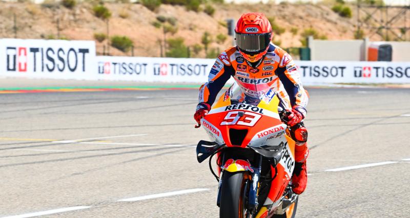 - GP d’Aragon de MotoGP : la réaction de Marc Marquez après son abandon