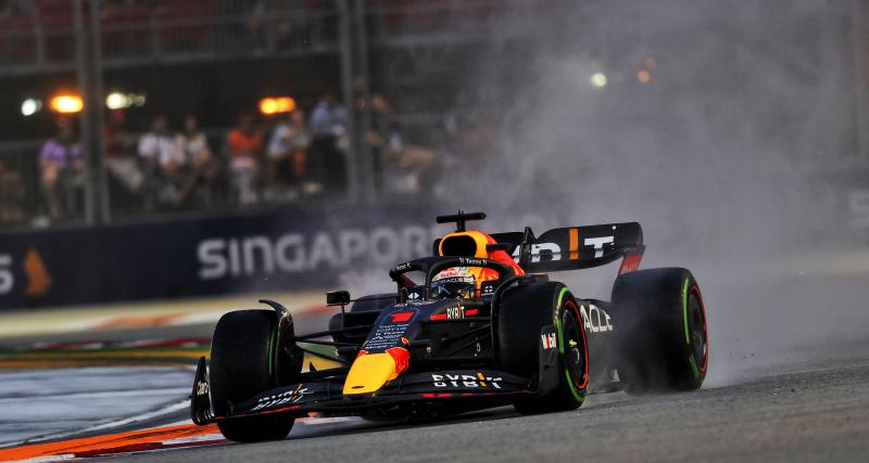  - GP de Singapour de F1 : la réaction de Max verstappen après son dernier tour avorté