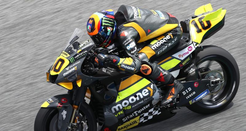  - GP de Thaïlande de MotoGP : la chute de Luca Marini en vidéo