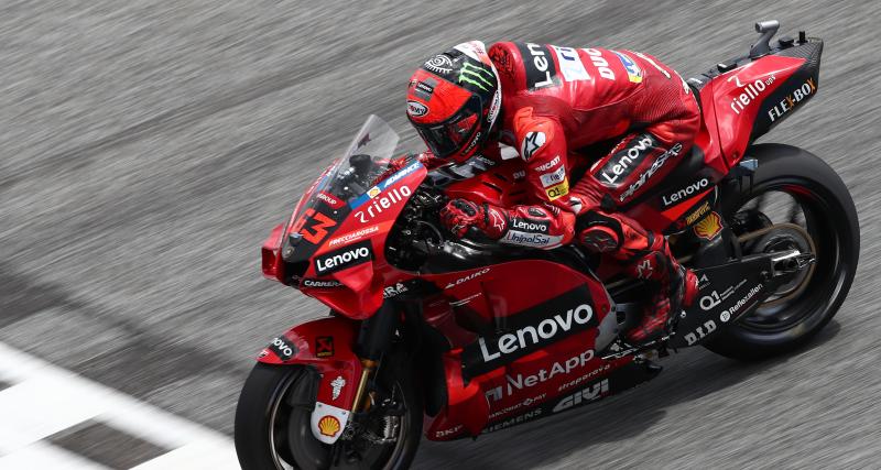  - GP de Thaïlande de MotoGP : la réaction de Francesco Bagnaia après son podium 