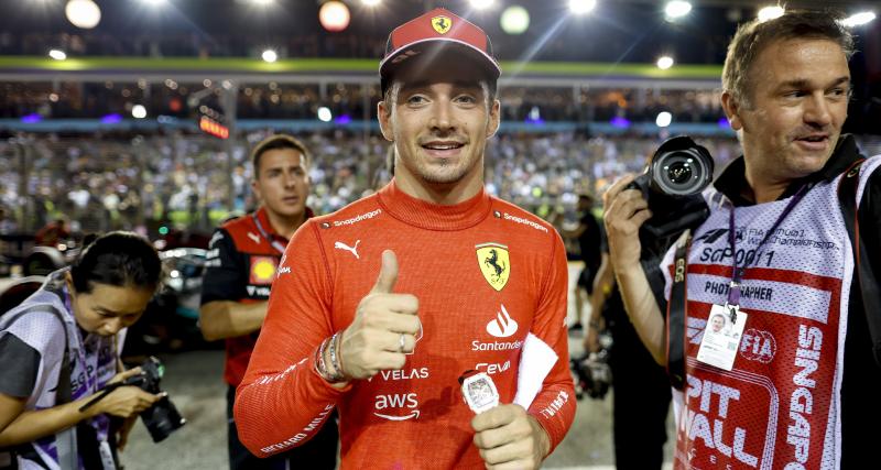  - GP de Singapour de F1 : la réaction de Charles Leclerc après son podium