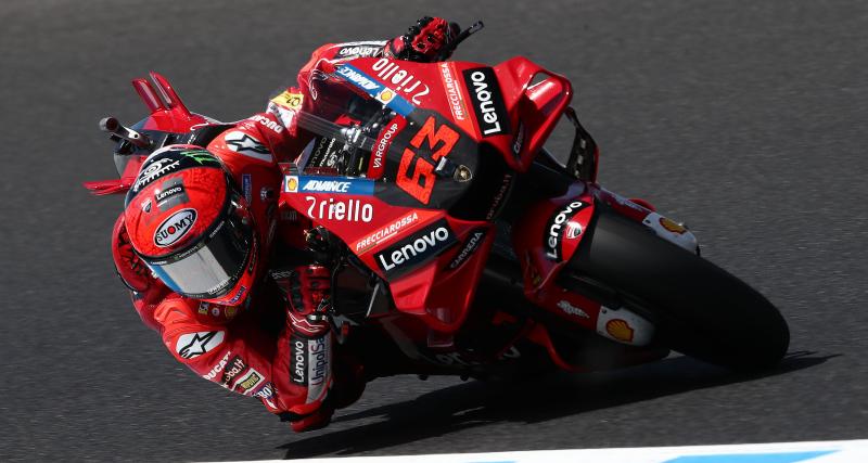  - GP d’Australie de MotoGP : la réaction de Francesco Bagnaia après les qualifications