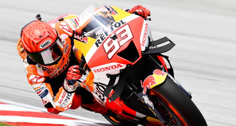  - GP de Malaisie de MotoGP : la réaction de Marc Marquez après les qualifications 