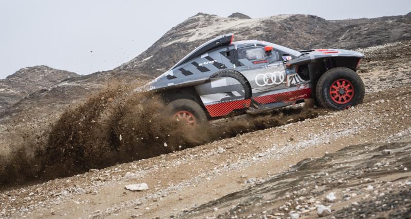 Dakar 2023 : Loeb regagne du terrain lors de la 7e étape, le classement général auto et moto - Sébastien Loeb lors de la septième étape du Dakar 2023.