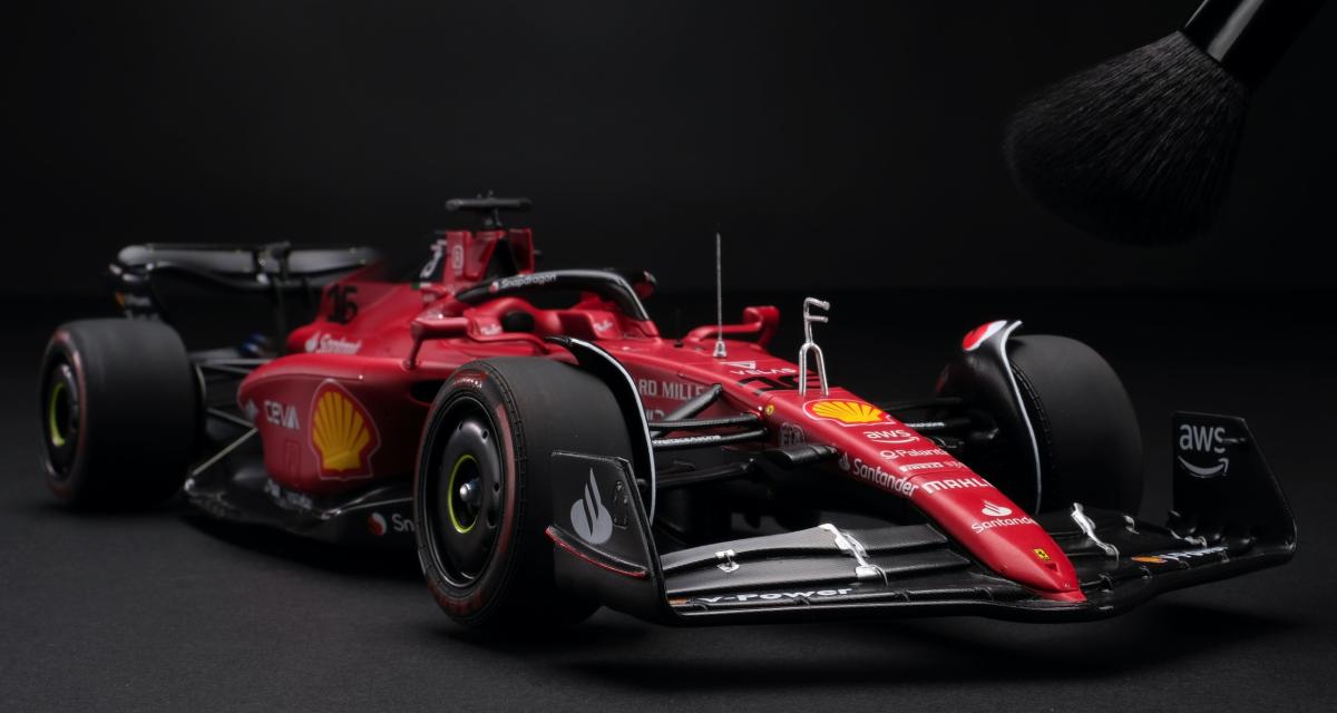 La Ferrari F1-75 vainqueur du Grand Prix de Bahreïn en 2022 est disponible  en miniature