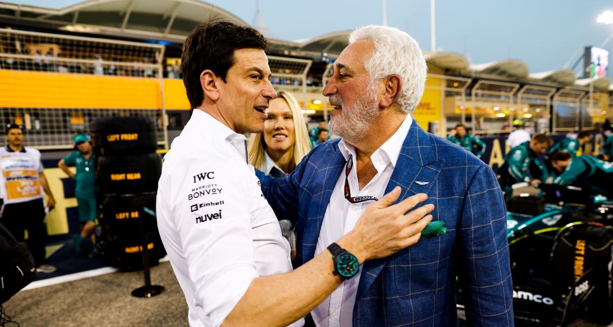 La collaboration entre Mercedes de Toto Wolff ( à gauche) et Aston Martin de Lawrence Stroll (à droite) pourrait se terminer. 