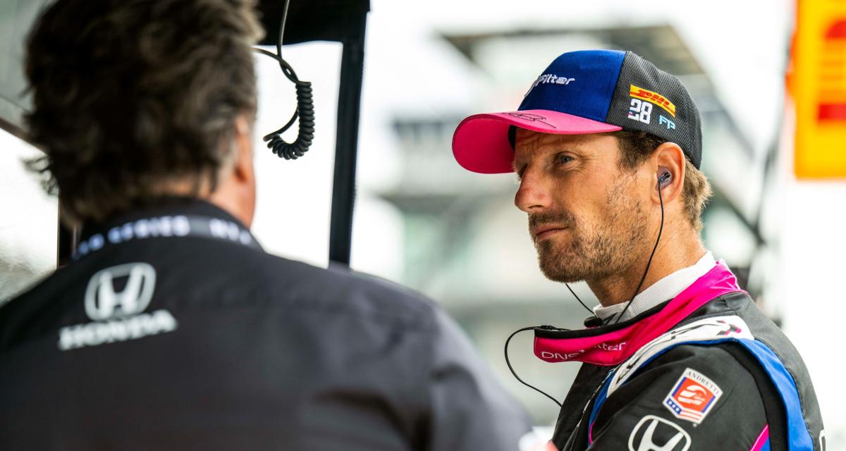 Romain Grosjean ne pourra se battre pour la pole à Indianapolis.