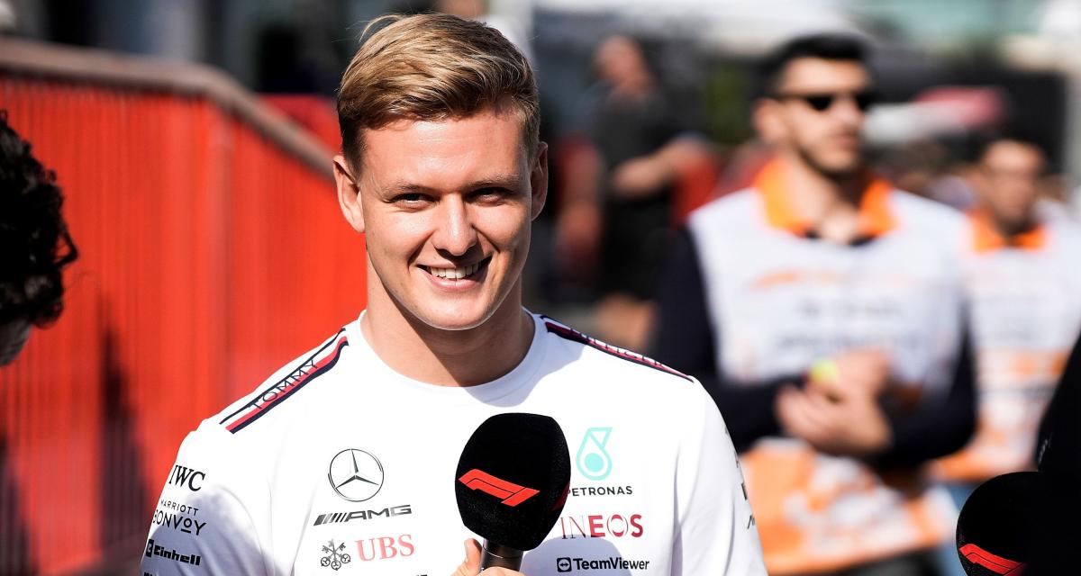 F1 - Mick Schumacher a conduit la W14 de Mercedes à Barcelone