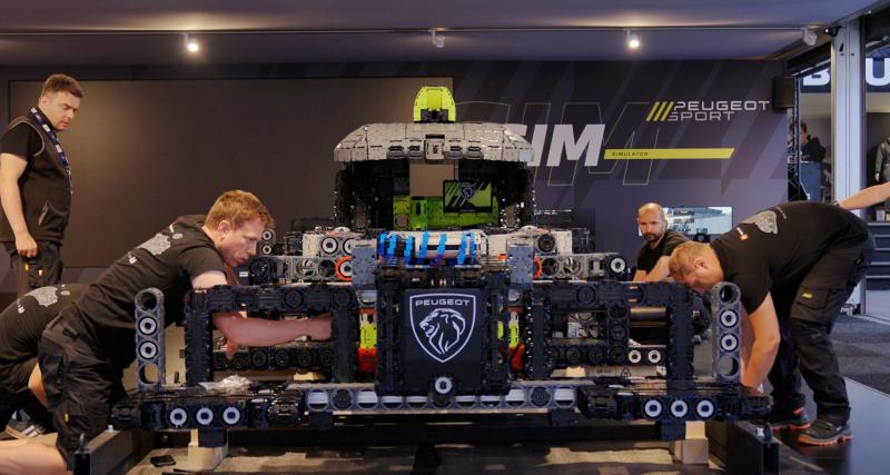 La Peugeot 9X8 a été reproduite en Lego Technic lors d’un défi en marge des 24 Heures du Mans - Des pièces Lego Technic spéciales créées pour l’occasion