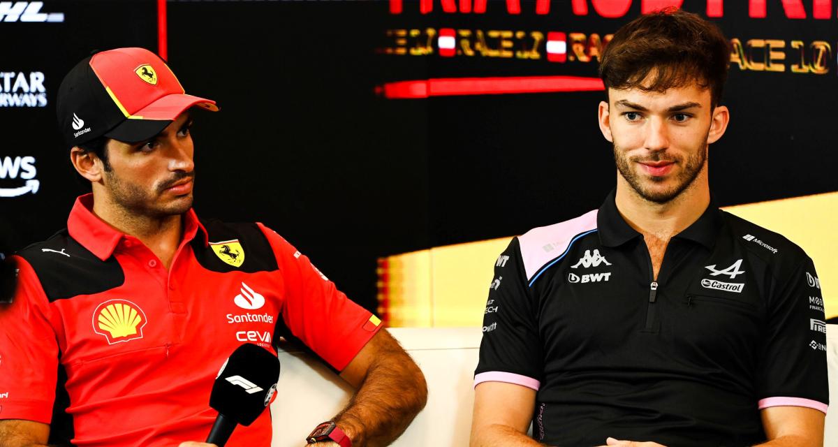 F1 - Tensions entre Pierre Gasly et Carlos Sainz à l'arrivée du GP de Grande-Bretagne