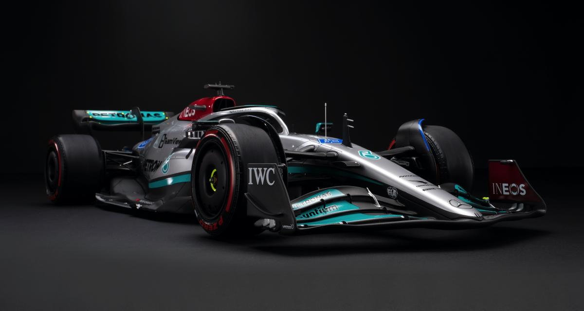 La F1 Mercedes de 2022 reproduite par Amalgam Collection