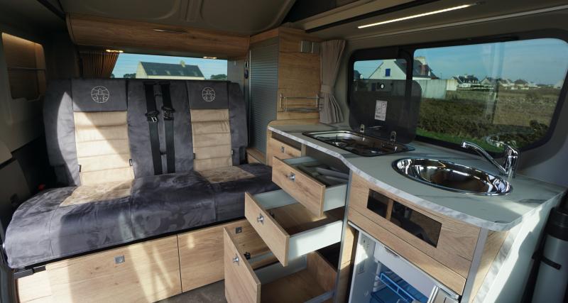 Essai du camping-car Glénan Concept Cars Horizon Van 4 : le Renault Trafic sublimé ! - Rangements, autonomie et services à la hauteur