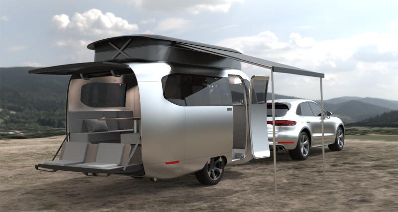 La caravane Airstream dessinée par Porsche Design