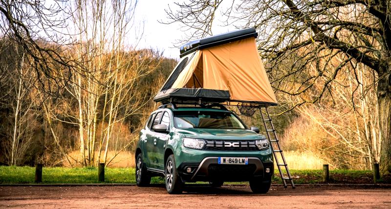Dacia - essais, avis, nouveautés et actualités du constructeur roumain - Tente de toit, kit ou mini-caravane, découvrez le monde du camping-car en mode « light »