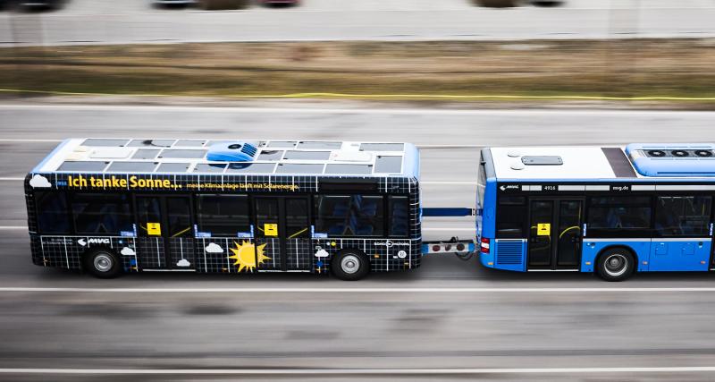 À Munich, un premier bus fonctionnant à l’énergie solaire est quasiment prêt à être mis en service - Photo d'illustration