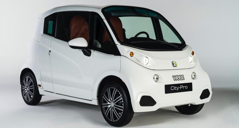 Mondial de l'Auto 2022 - Weez City Pro (2022) : ce véhicule électrique peut être conduit dès 16 ans, il se destine aux professionnels