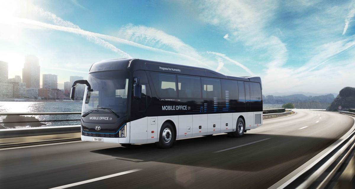 Créé par Hyundai, ce bus high-tech est dédié au télétravail