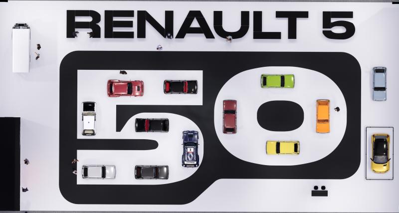  - Pour fêter ses 50 ans, la Renault 5 s’expose en 12 exemplaires à Rétromobile