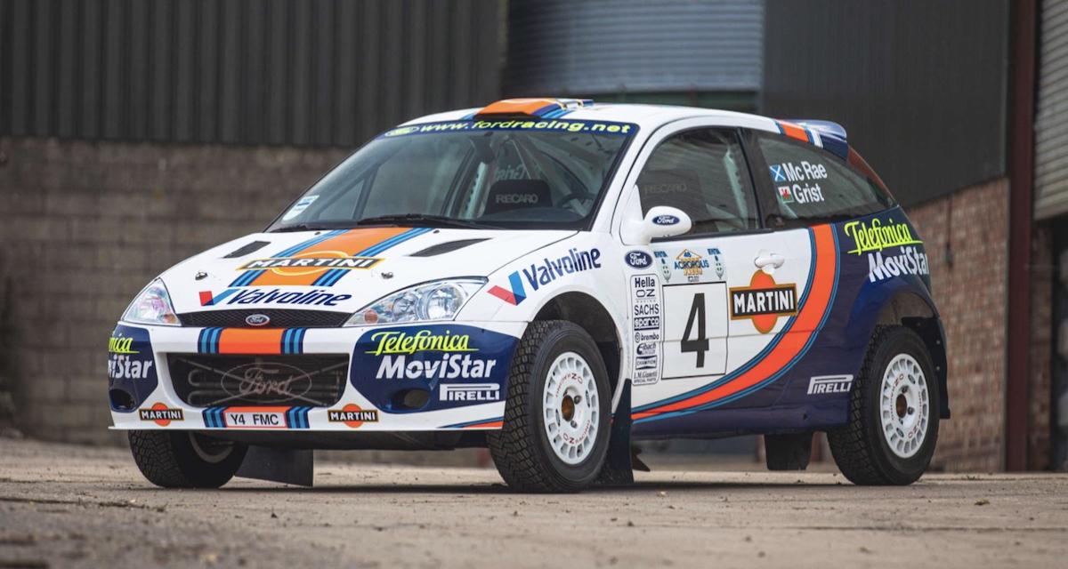 La Ford Focus WRC pilotée par Colin McRae en 2001 vendue aux enchères, voici son prix