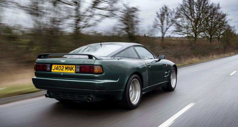 Il y a 30 ans, Aston Martin lançait une version ultra-sportive de ce coupé iconique - Suspension et freins revus et corrigés