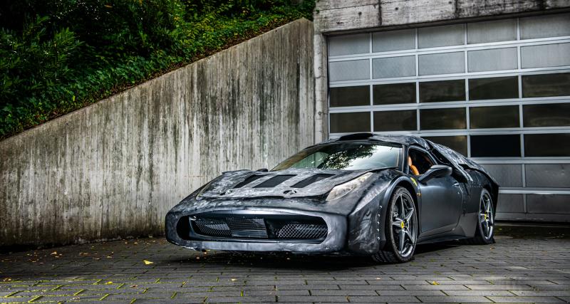 Ce prototype d’une Ferrari très rare est à vendre avec son camouflage intégral - Seulement 3 322 kilomètres au compteur