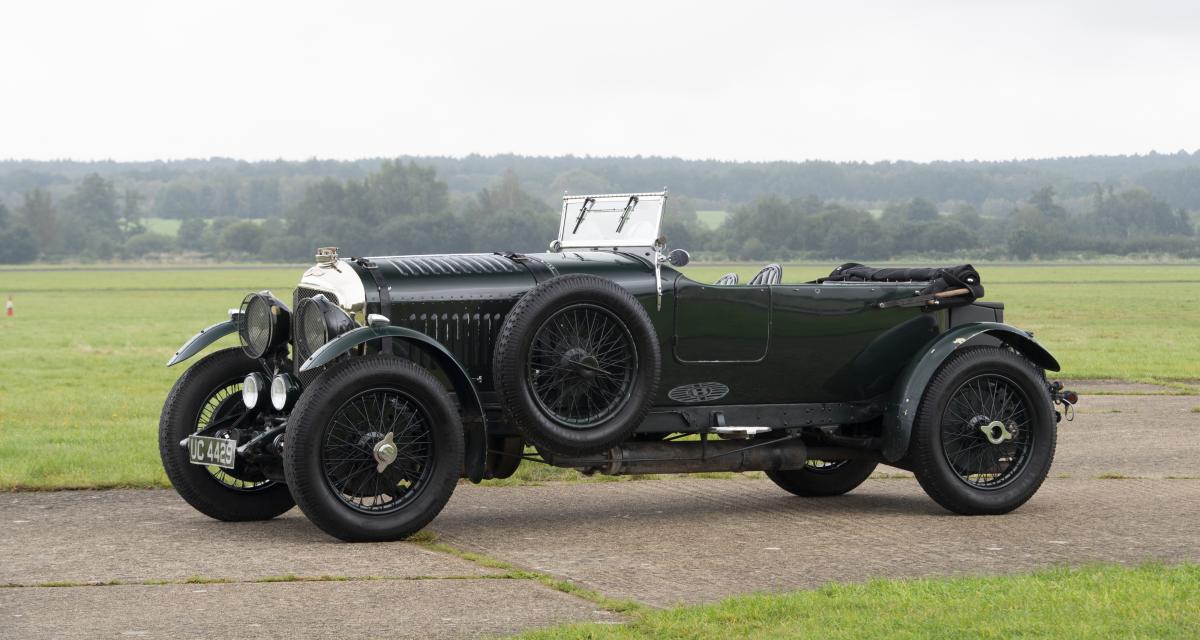 Bentley 4 ½ Liter Tourer (1928) - datant de l'époque glorieuse de Bentley au Mans