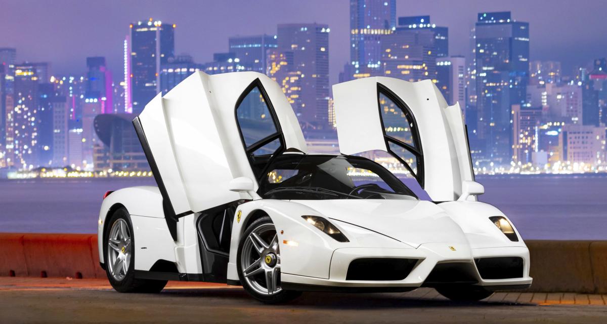 Extrêmement rare, la seule Ferrari Enzo blanche au monde est à vendre