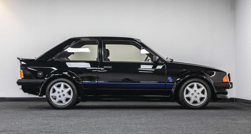 La Ford Escort RS Turbo S1 noire conduite par Lady Diana est à vendre aux enchères - Ford Escort RS Turbo S1 (1985)