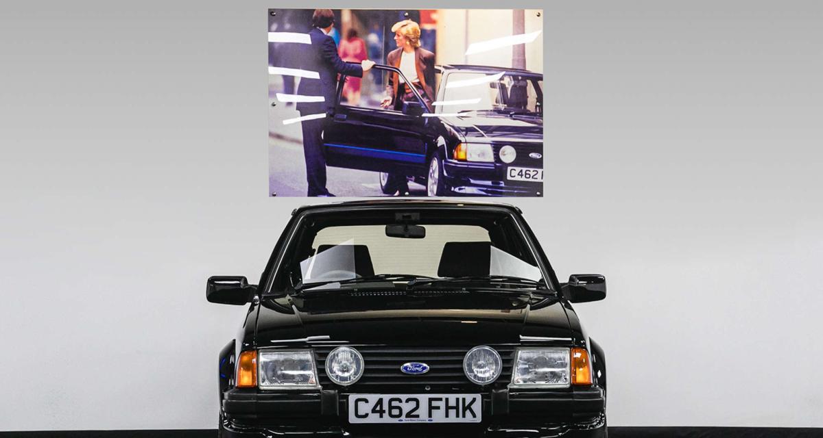 Bien conservée, la Ford Escort RS Turbo de Lady Diana se vend pour un prix stratosphérique