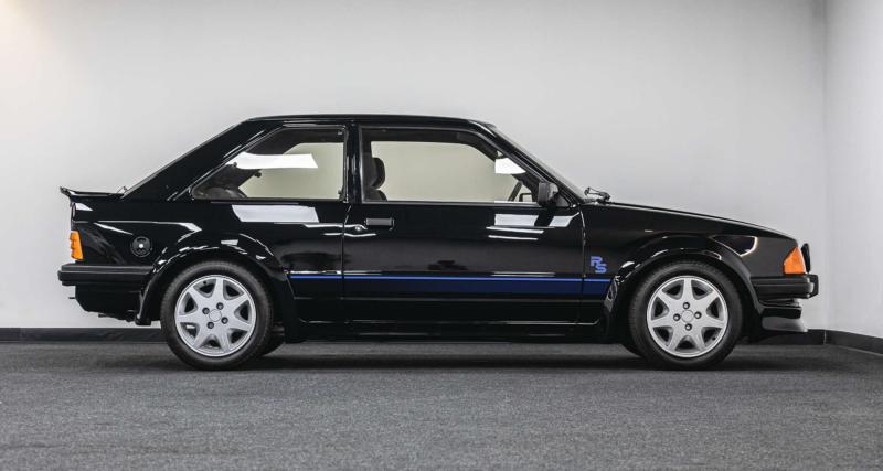 La Ford Escort RS Turbo S1 ayant appartenue à Lady Diana