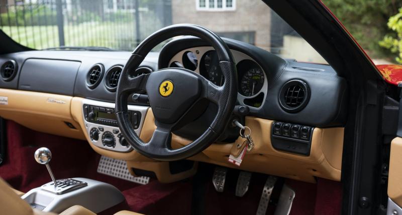 Mise en vente, cette Ferrari 360 Modena a appartenu au guitariste Eric Clapton - L'ancienne Ferrari 360 Modena d'Eric Clapton