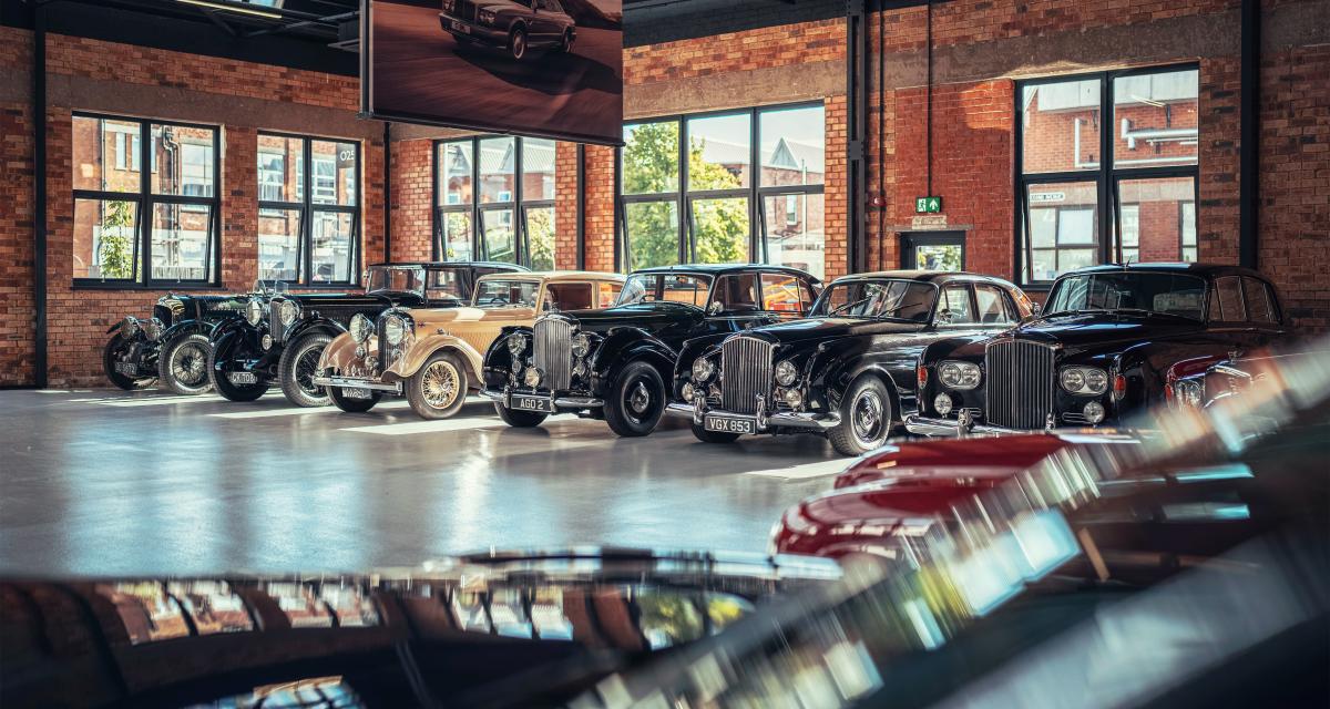 Bentley présente l’Heritage Garage, où sont stockées les voitures qui ont façonné son histoire