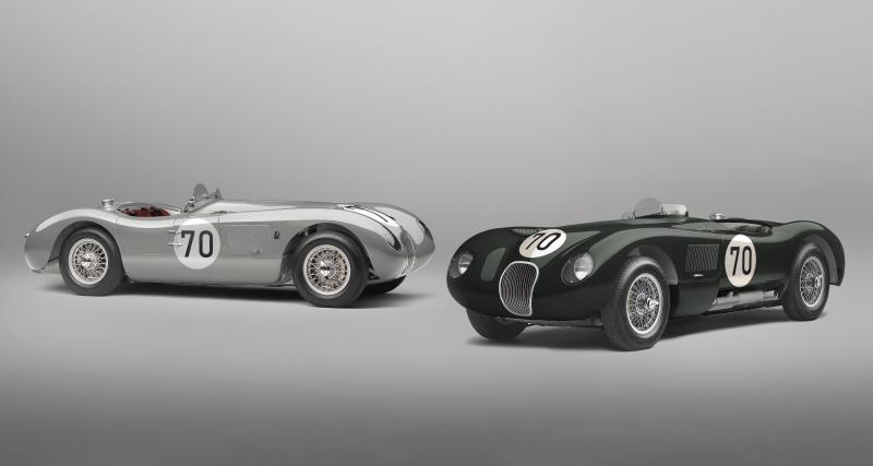 Jaguar Type C Continuation 70-Edition (2022) : deux versions en hommage à la victoire au Mans de 1953