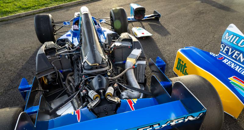 Pilotée par Michael Schumacher, cette F1 Benetton Renault est à vendre à Rétromobile 2023 - Un moteur V10 de 750 chevaux