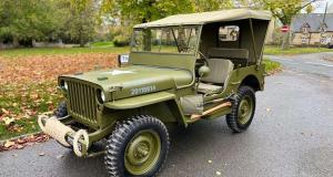 Une Ford GPW Jeep ayant transporté le roi George VI est mise en vente au Royaume-Uni
