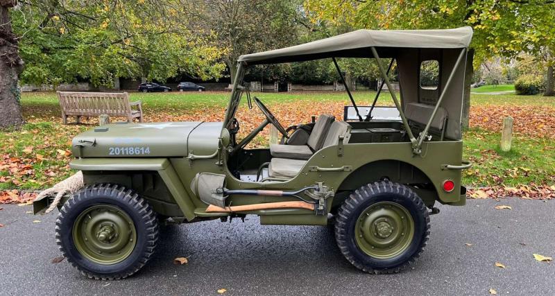 Une Ford GPW Jeep ayant transporté le roi George VI est mise en vente au Royaume-Uni - Un moteur de 60 chevaux sous le capot