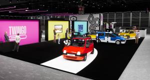 Renault fête les 30 ans de la Twingo lors du salon Rétromobile 2023, le programme du Losange