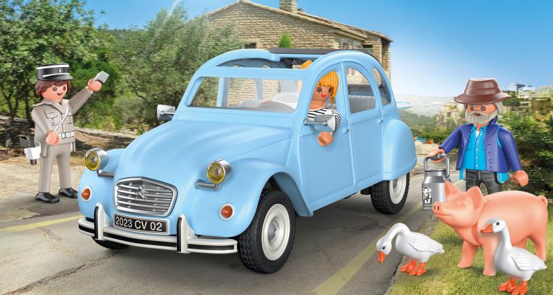 Citroën et Playmobil dévoilent une 2 CV miniature, un coffret pour petits et grands