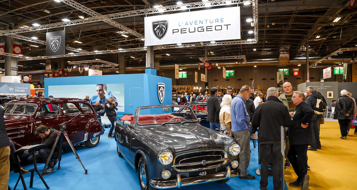 Peugeot retrace l'histoire de la série des 4 au salon Rétromobile 2023, nos photos de l'exposition