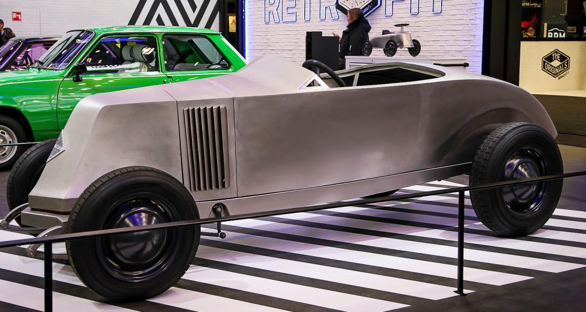 Renault Mute the hot rod (2023) : une première version du concept car s'expose à Rétromobile