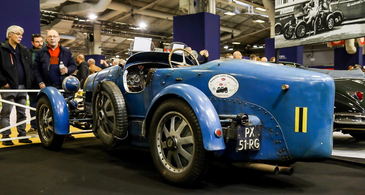 Iconique, cette Bugatti Type 43 Grand Sport dépasse le million d'euros au salon Rétromobile 2023