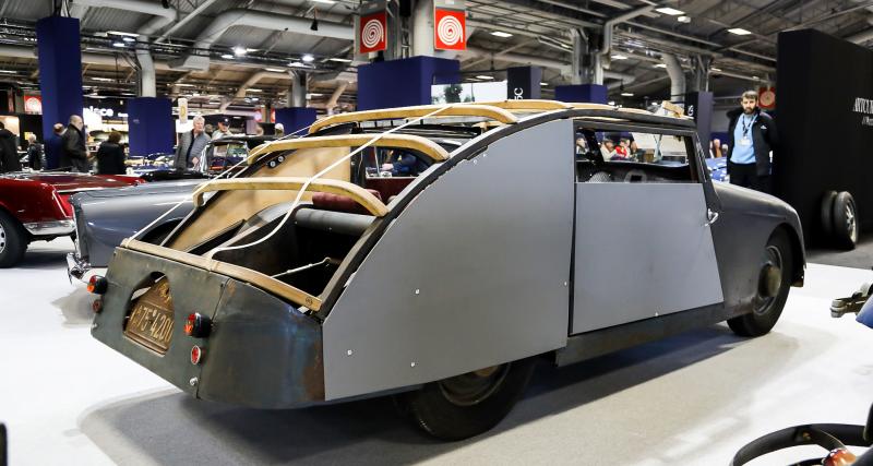 La Röhr Tatzelwurm de 1933 était à vendre à Rétromobile 2023, nos photos du prototype conçu en tôle et en bois - Conservée par la famille de son inventeur