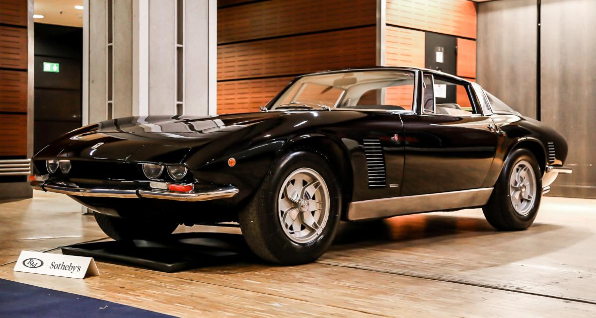 Cette rare Iso Grifo Targa Série II est à vendre chez RM Sotheby's, nos photos du coupé GT italien