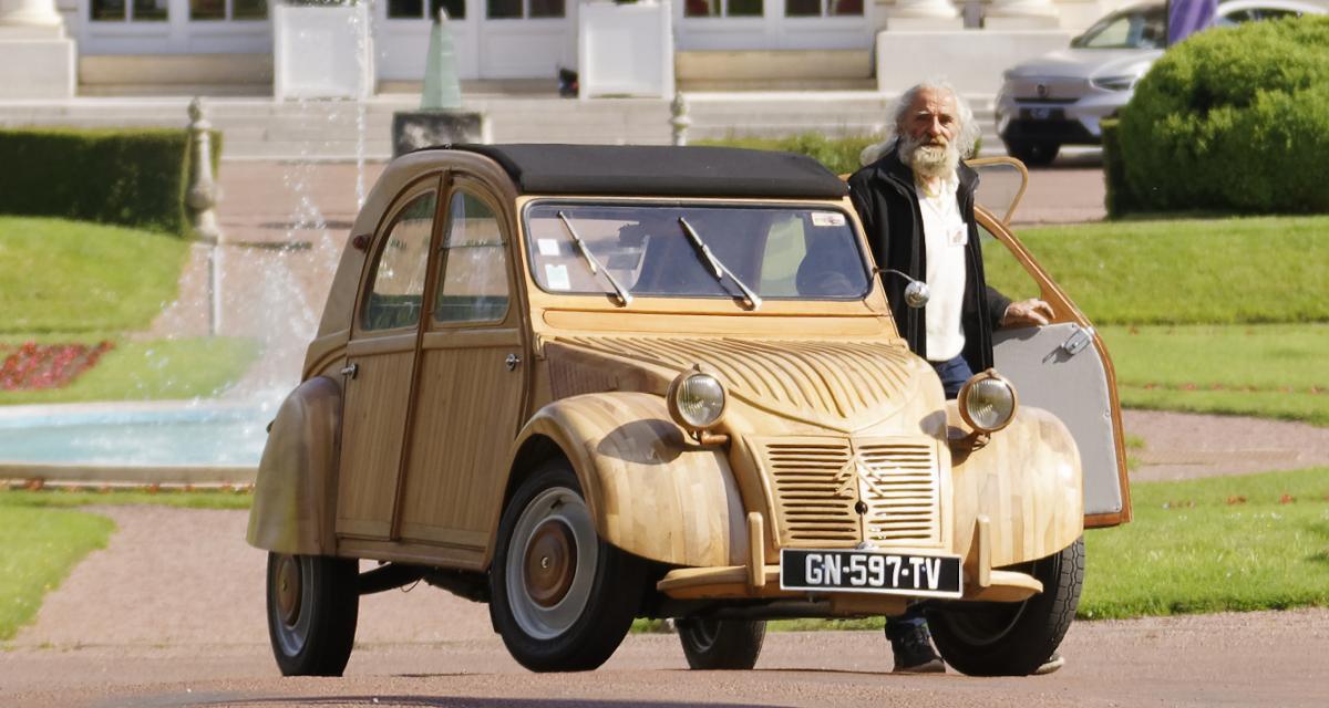 Une Citroën 2 CV en bois bientôt aux enchères, cet exemplaire unique au monde pourrait battre un record