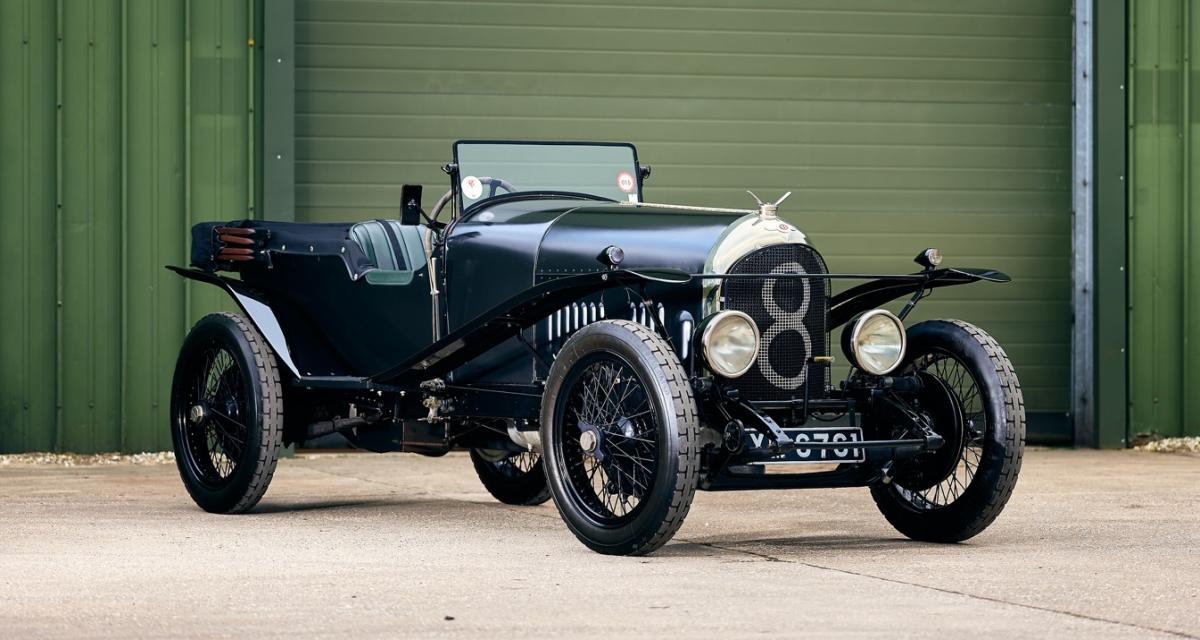 Engagée aux 24 Heures du Mans en 1923, cette Bentley 3 Litre a été vendue aux enchères pour environ 3,45 millions d'euros.
