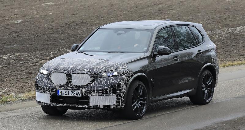  - BMW X5 M (2023) : la version restylée surprise sur route, les premières photos